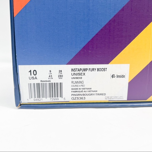 REEBOK x ADIDAS x BBC Instapump Fury Boost Pine - Picture 15 of 16